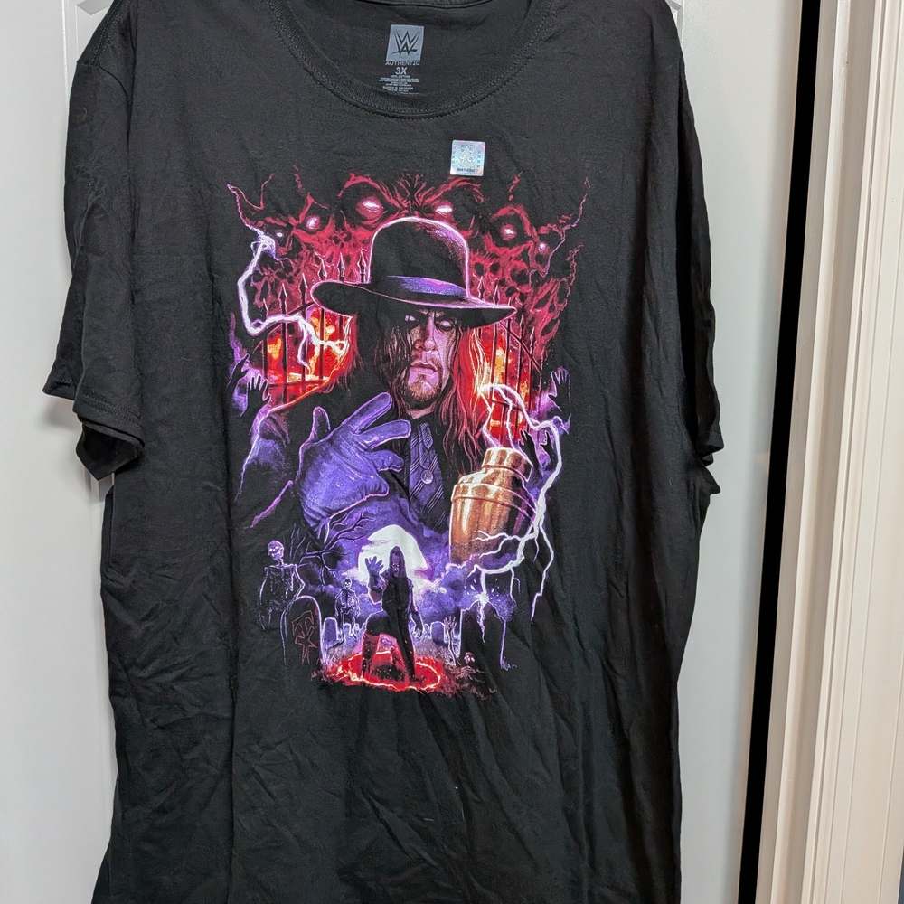 WWE Black and Purple Graphic Tee